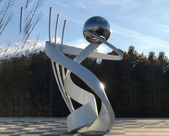 large metal landmark sculpture for sale 2