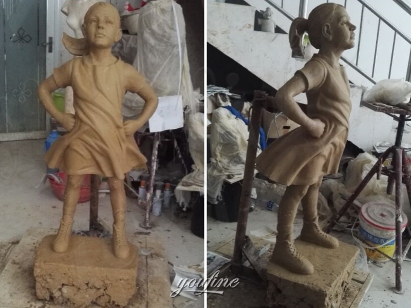 Fearless Girl Clay Model