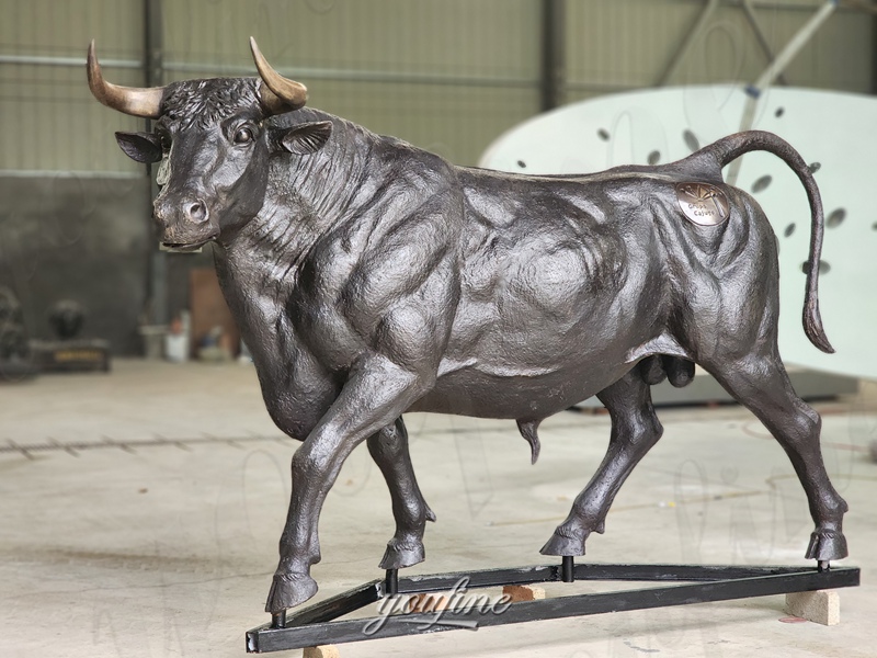 large bull statue