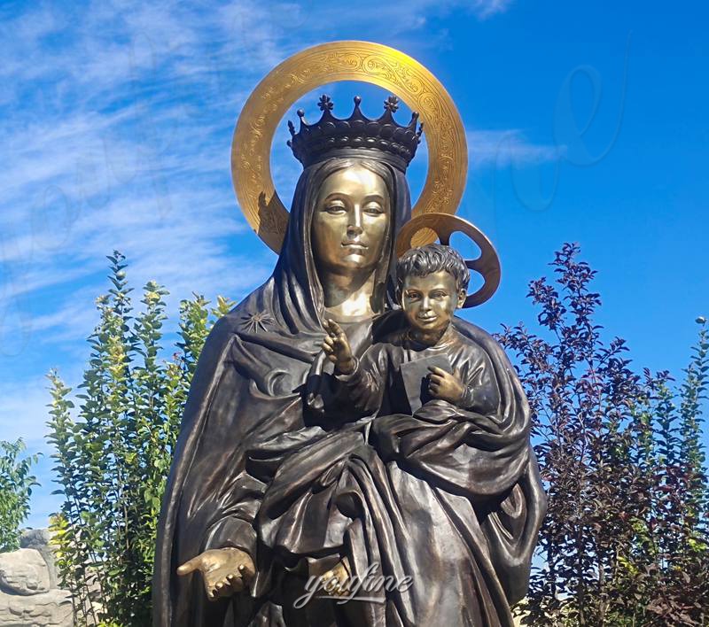 virgin mary and jesus sculpture (1)