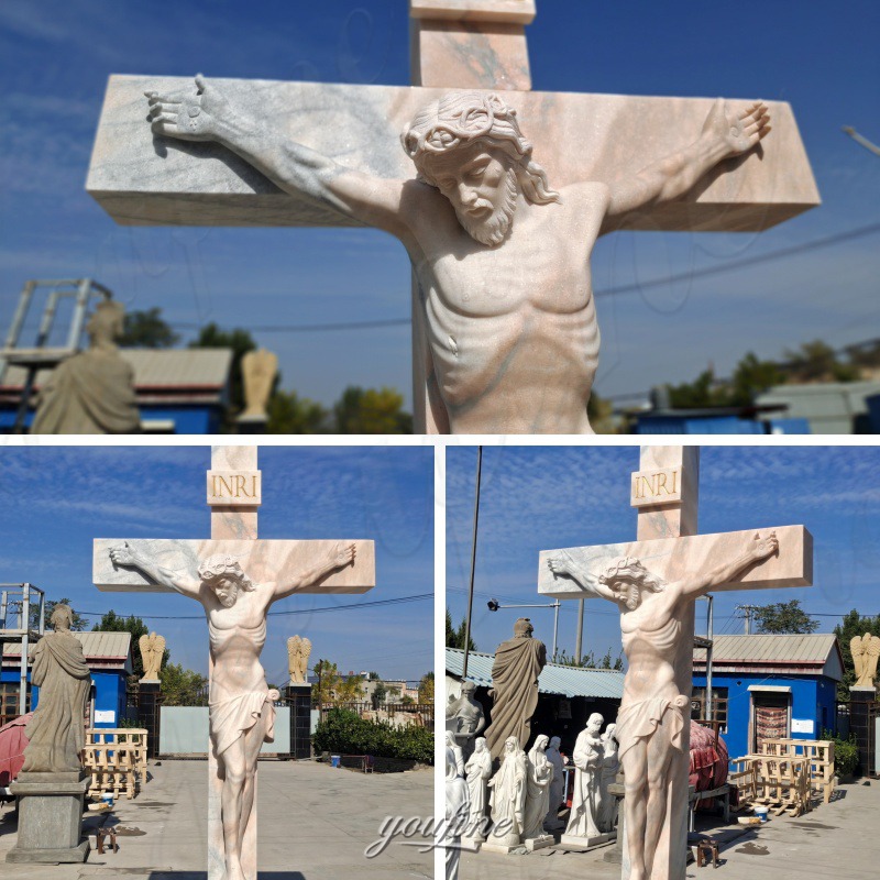 Jesus on cross sculpture (1)