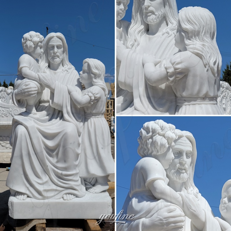 life size Jesus statue details