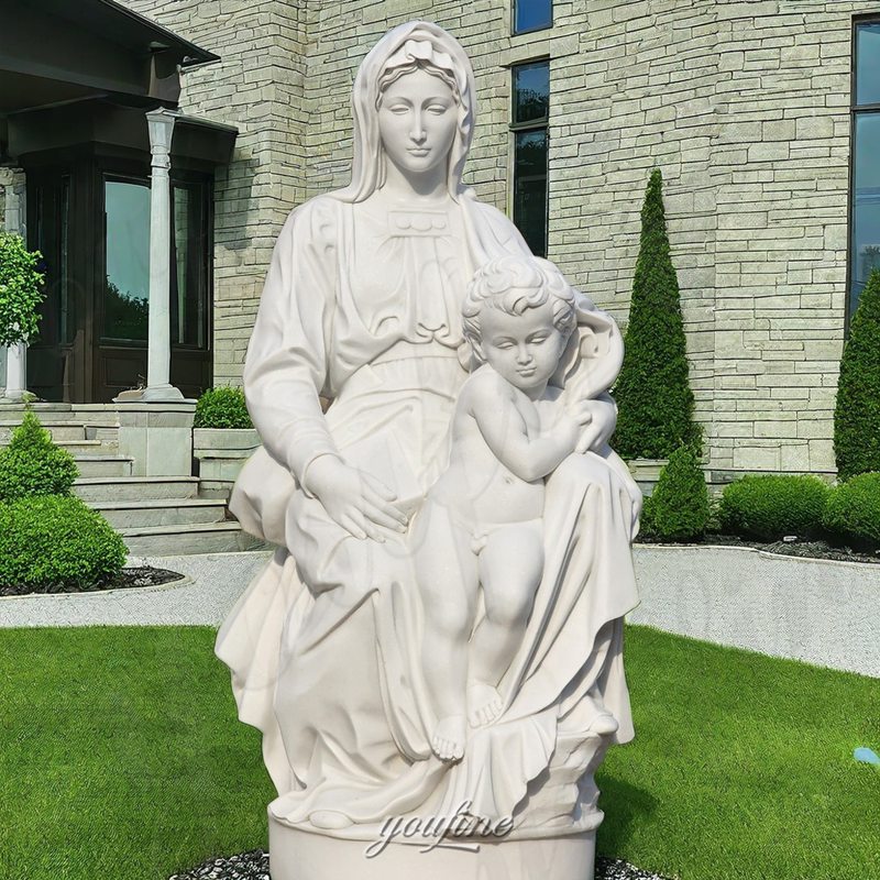 madonna and child statue bruges (1)