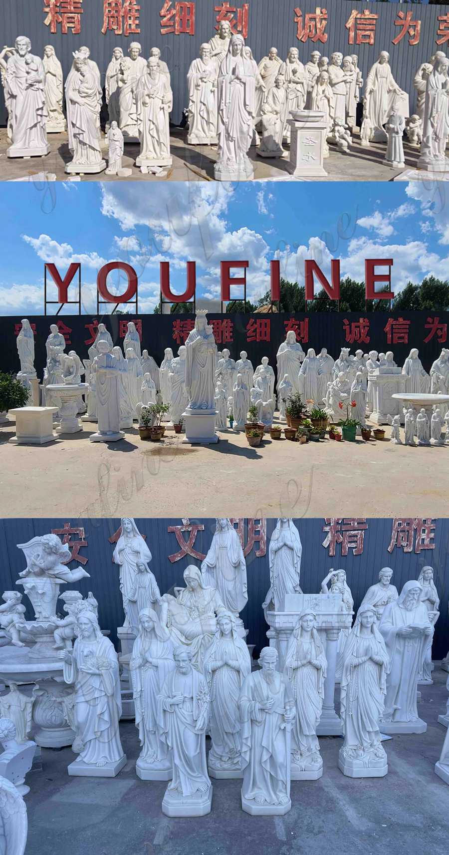 marble church statues in stock