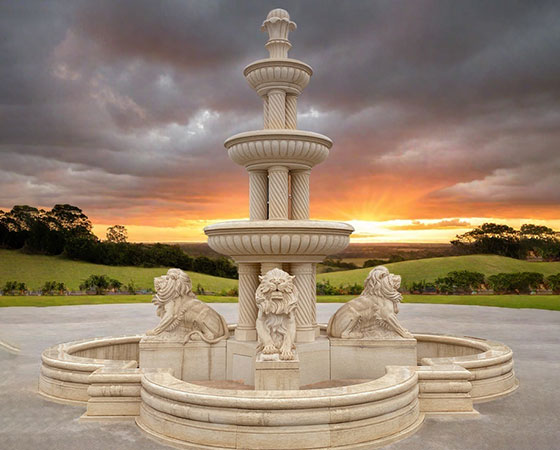 marble lion fountain (1)