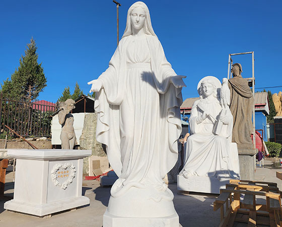 marble madonna statue (7)