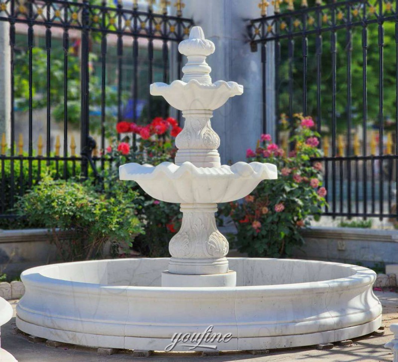 marble water fountain