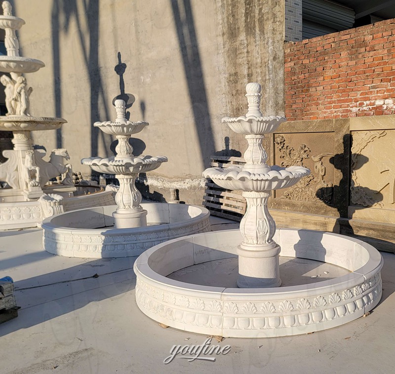 marble water fountains