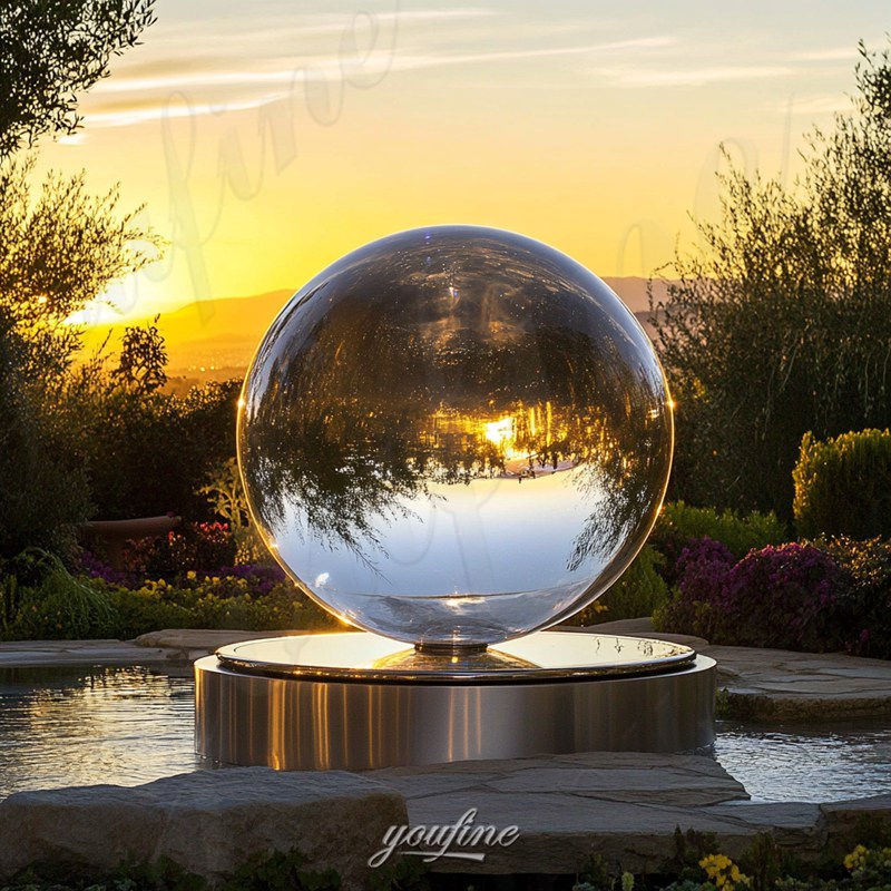 Modern Acrylic Sphere Water Fountain (5)