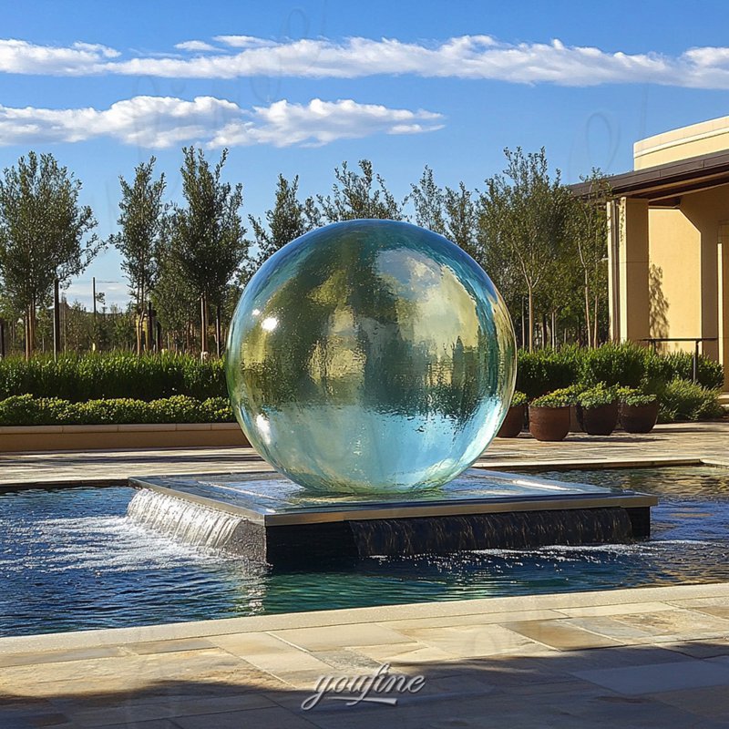 Modern Acrylic Sphere Water Fountain (6)