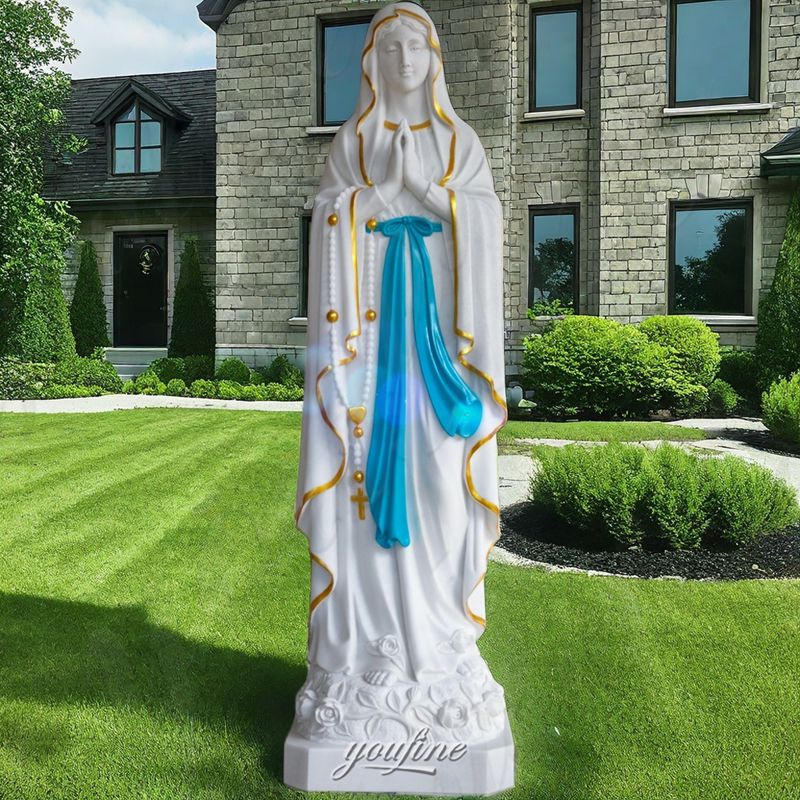 Our Lady of Lourdes garden statue (3)