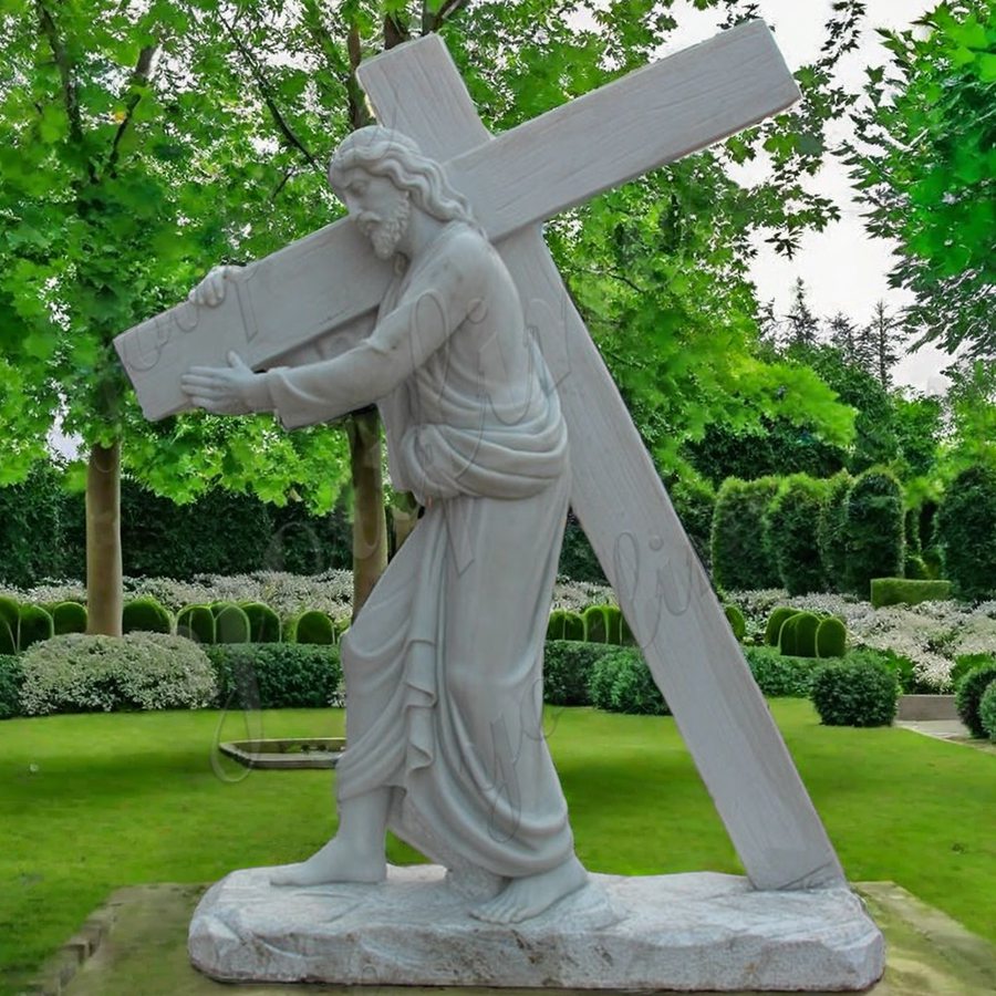 white marble jesus statue (1)