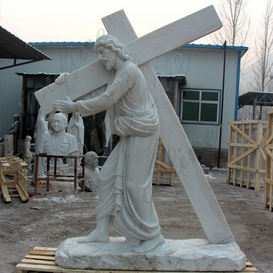 white marble jesus statue (3)