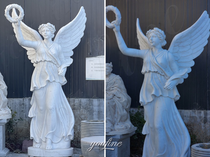 Marble Angel of Peace Statue