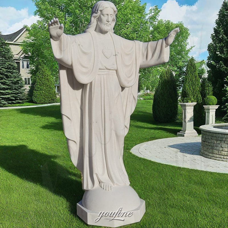 Jesus open arms statue (2)