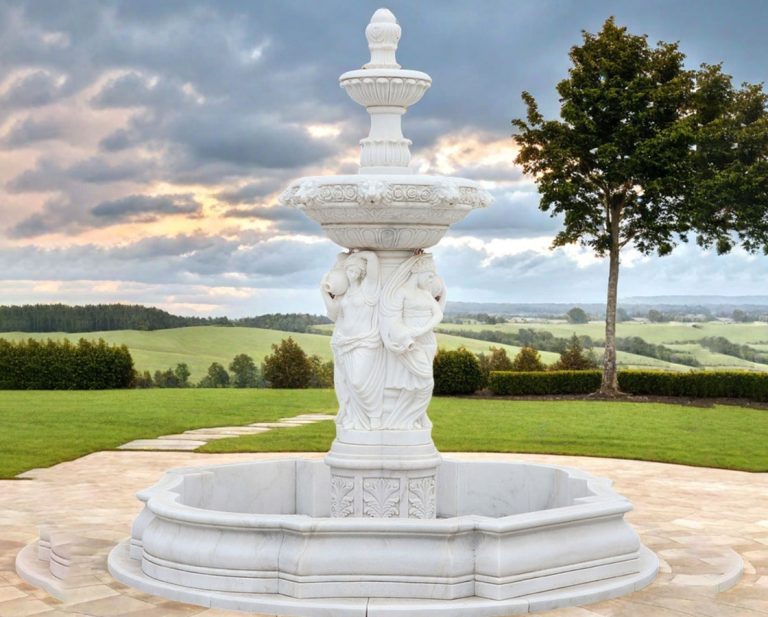 lady statue water fountains (2)