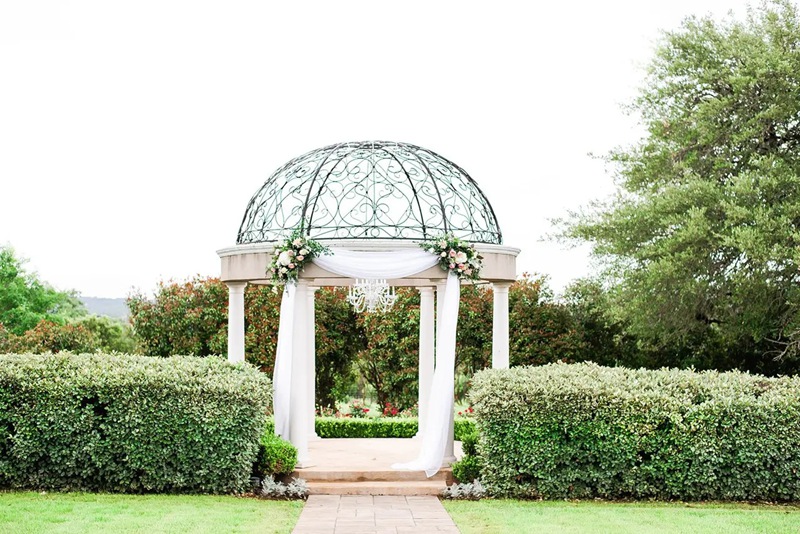 marble outdoor wedding pergolas