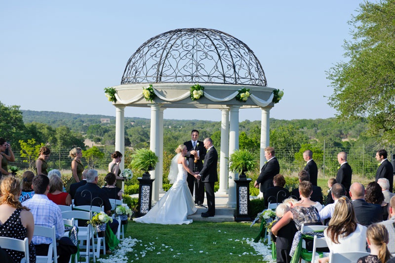 outdoor wedding marble pergola