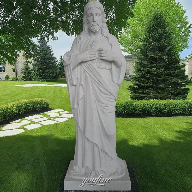 sacred heart of Jesus garden statue (5)