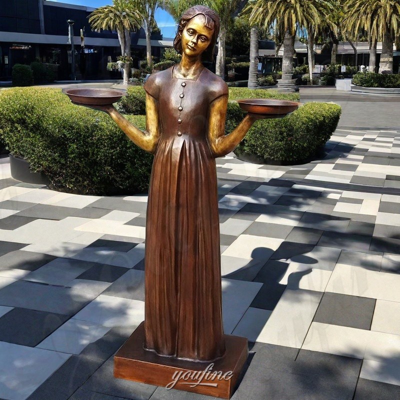 bronze Bird Girl sculpture