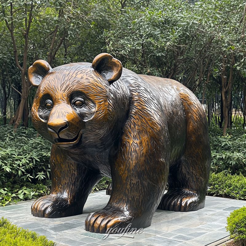 bronze panda