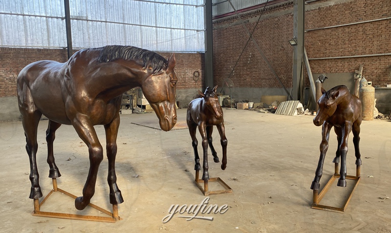 horse and foal statue (2)