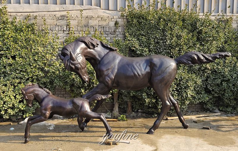 horse and foal statue (3)