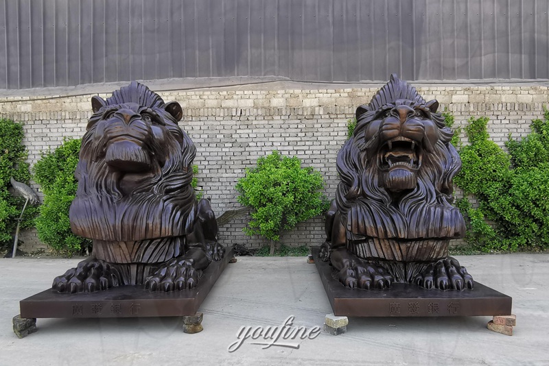 lion sculpture for garden (2)