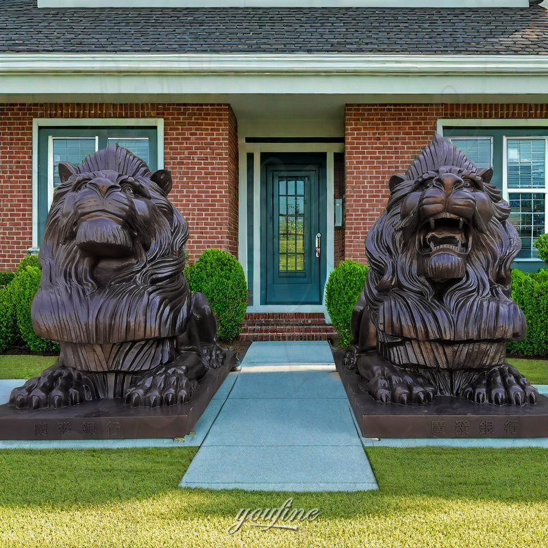 lion sculpture for garden (4)