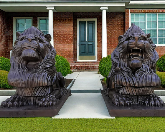 lion sculpture for garden (6)