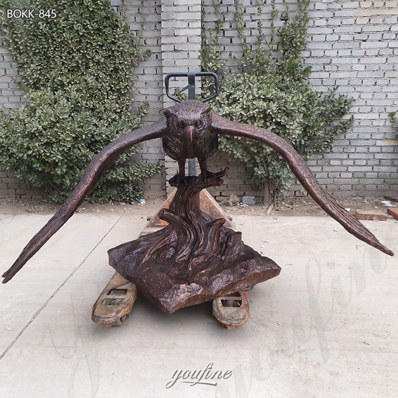 owl sculpture for outdoor