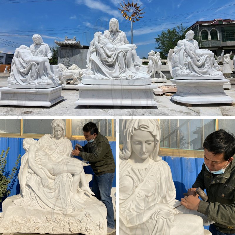 youfine marble pieta process