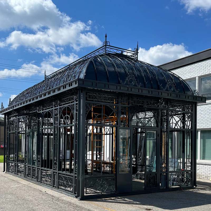 bespoke iron greenhouse