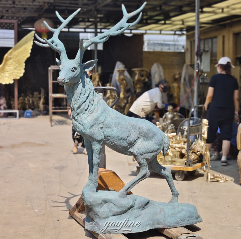 skyfall stag statue (2)