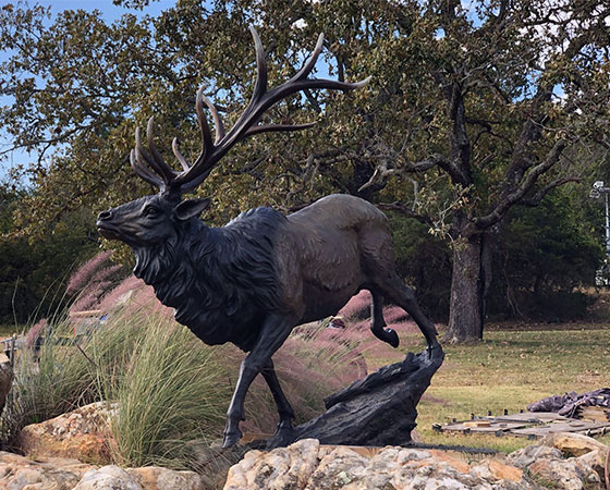 bronze elk statue for sale (1)