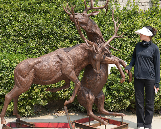 life size elk statue (2)