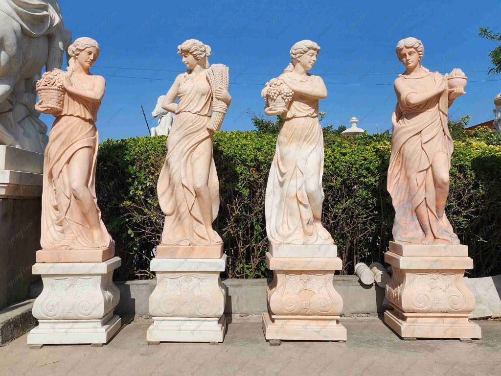 marble four seasons god statues for garden (1)