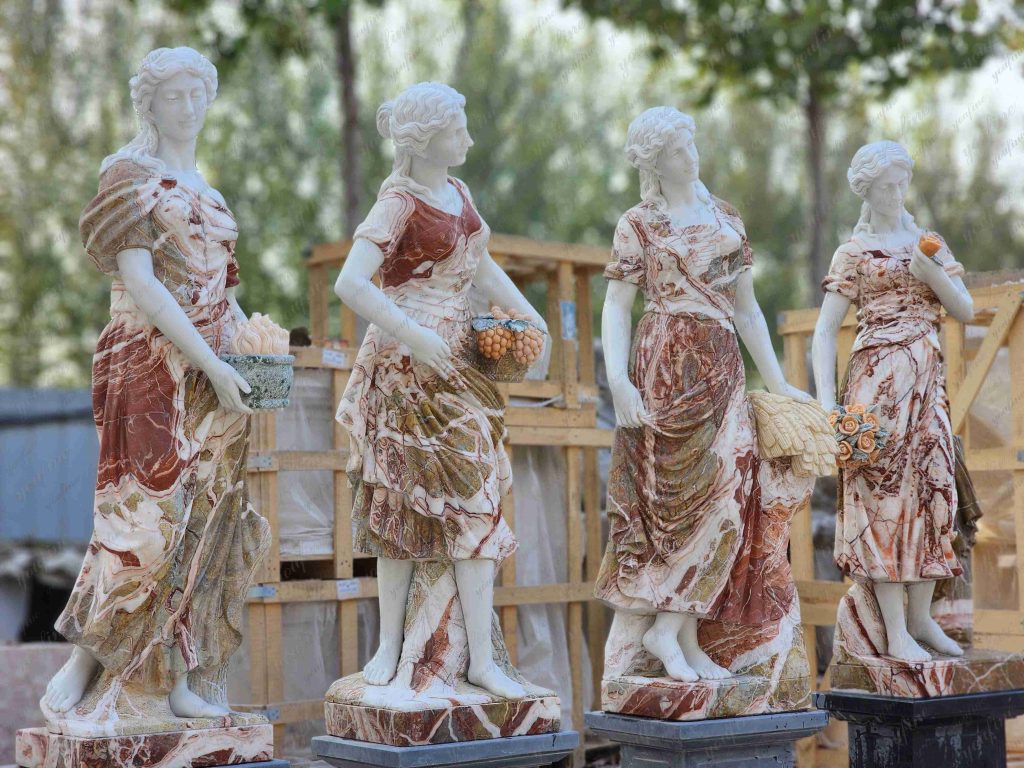 marble four seasons god statues for garden (4)