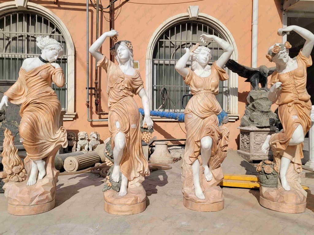 marble four seasons god statues for garden (6)