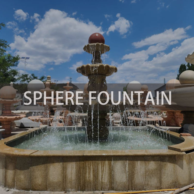 marble sphere fountain