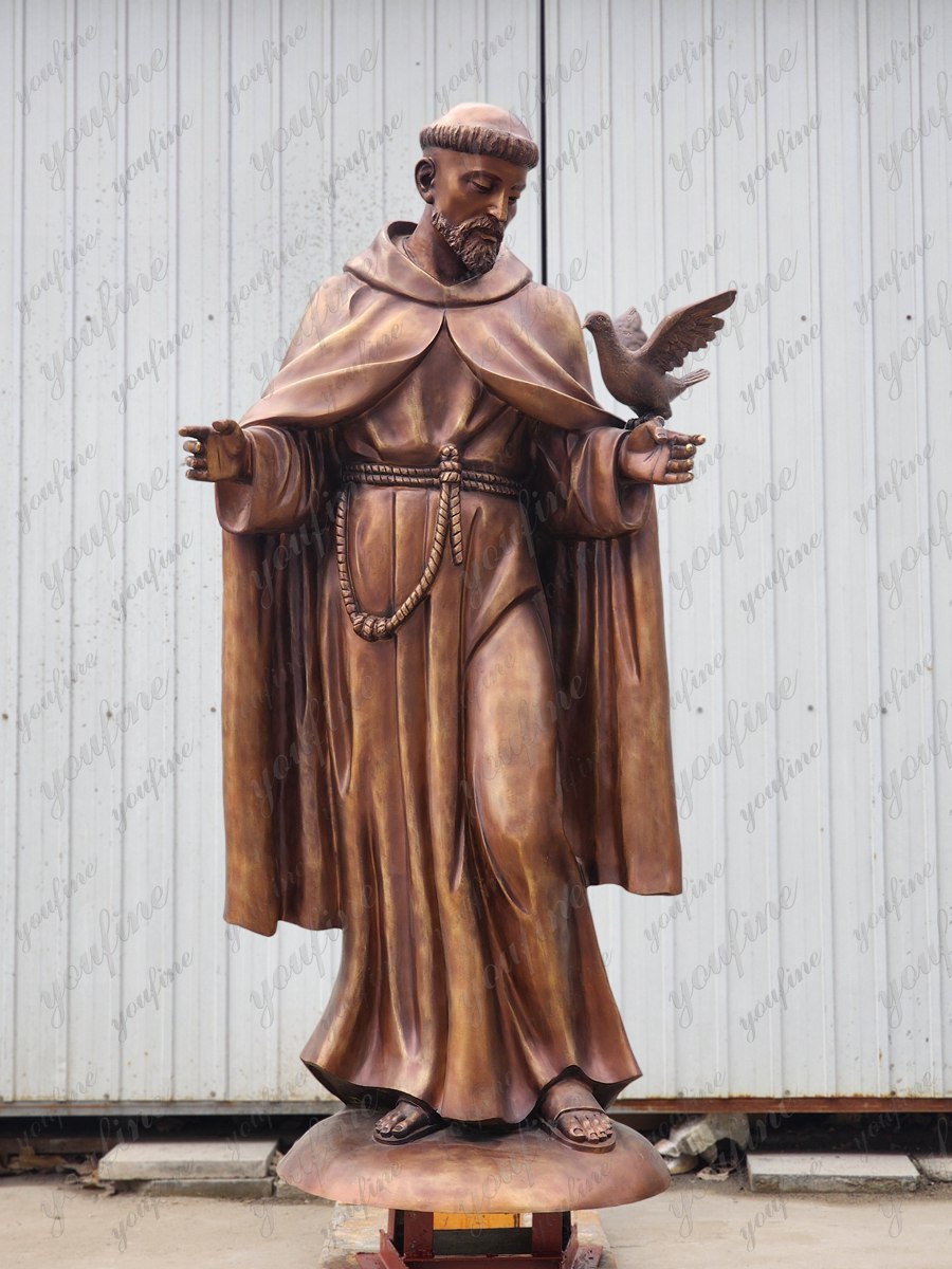 Saint Francis garden statue for sale (1)