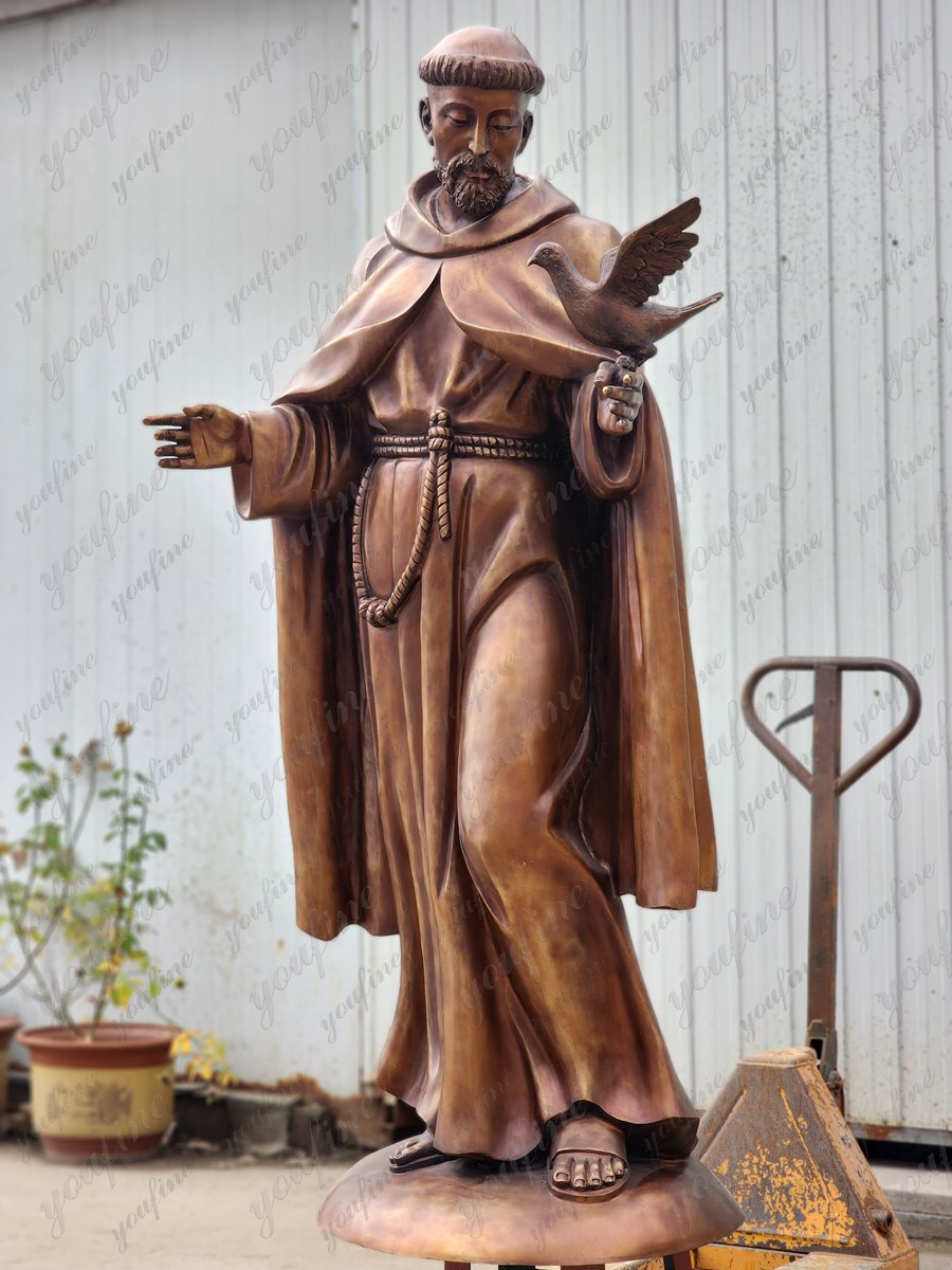 Saint Francis garden statue for sale (3)