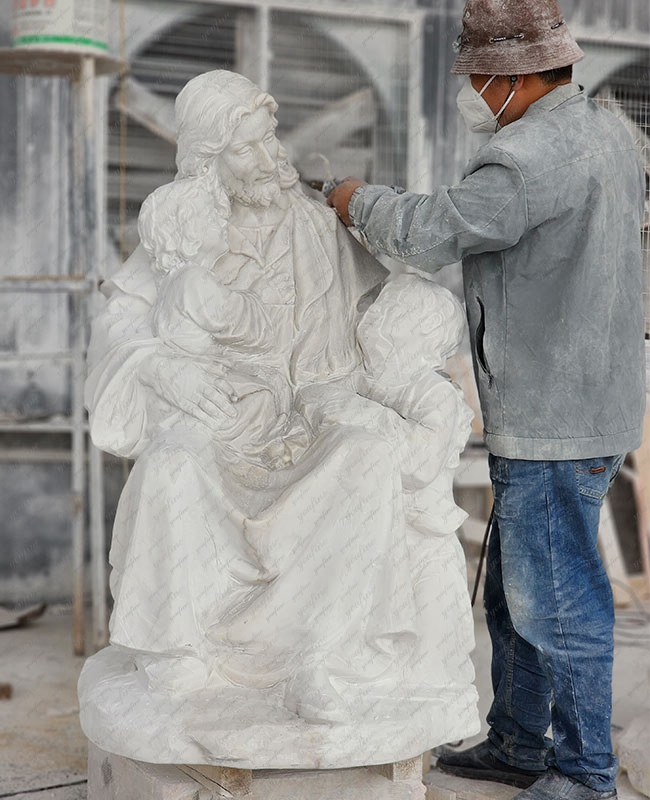 YouFine church sculpture hand carving artist (9)