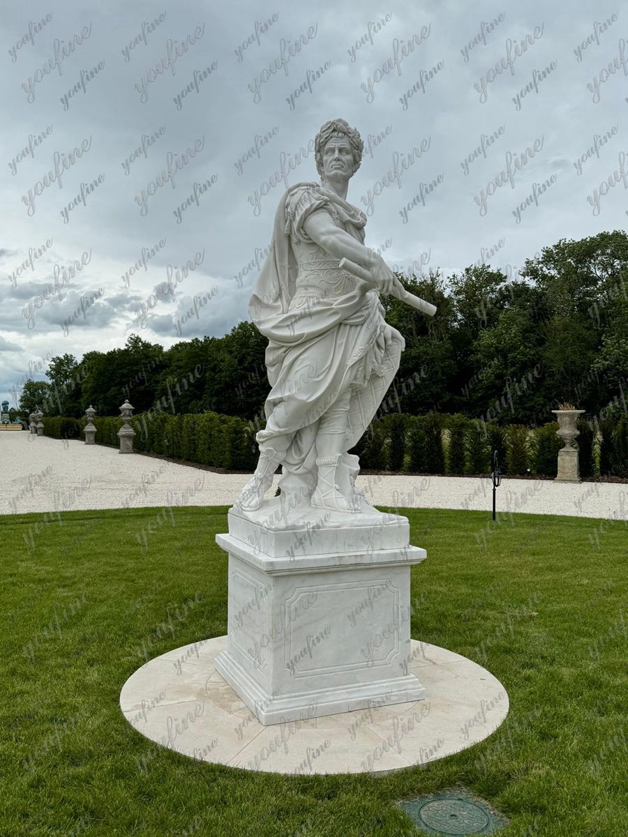 hand carved marble Julius Caesar statue feedback