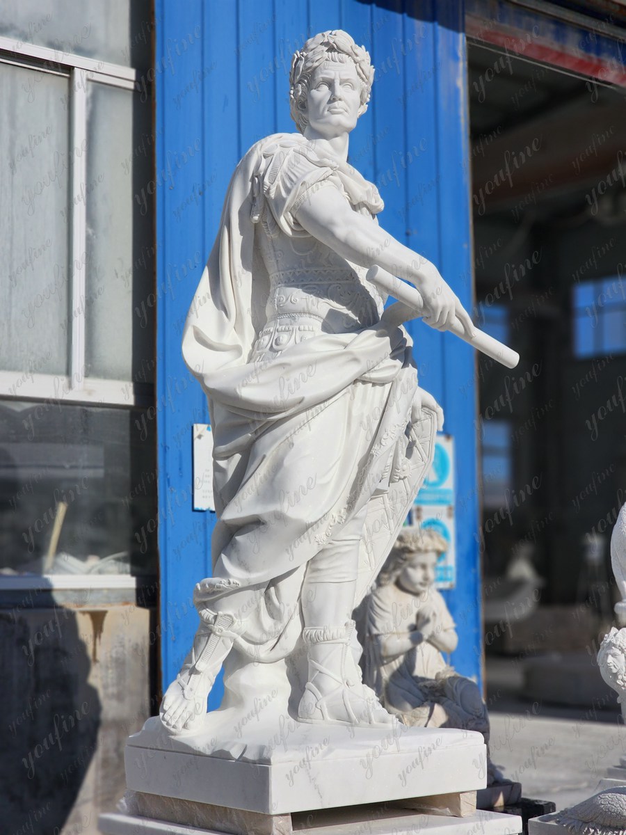 hand carved marble Julius Caesar statue for sale (1)