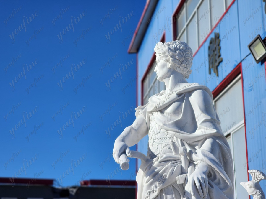 hand carved marble Julius Caesar statue for sale (3)