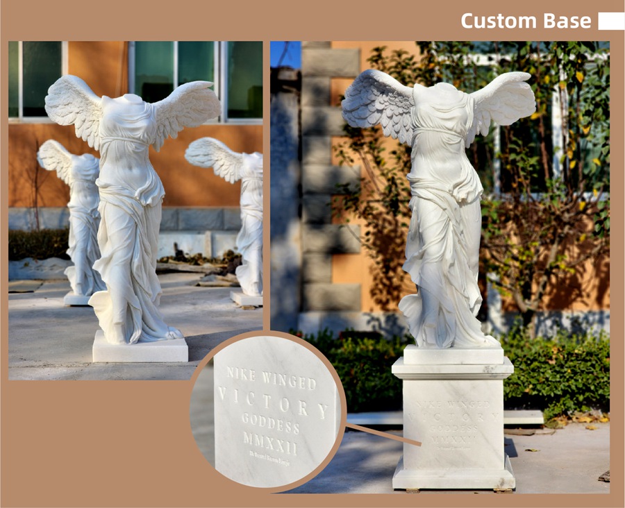 marble angel statue customized service (1)