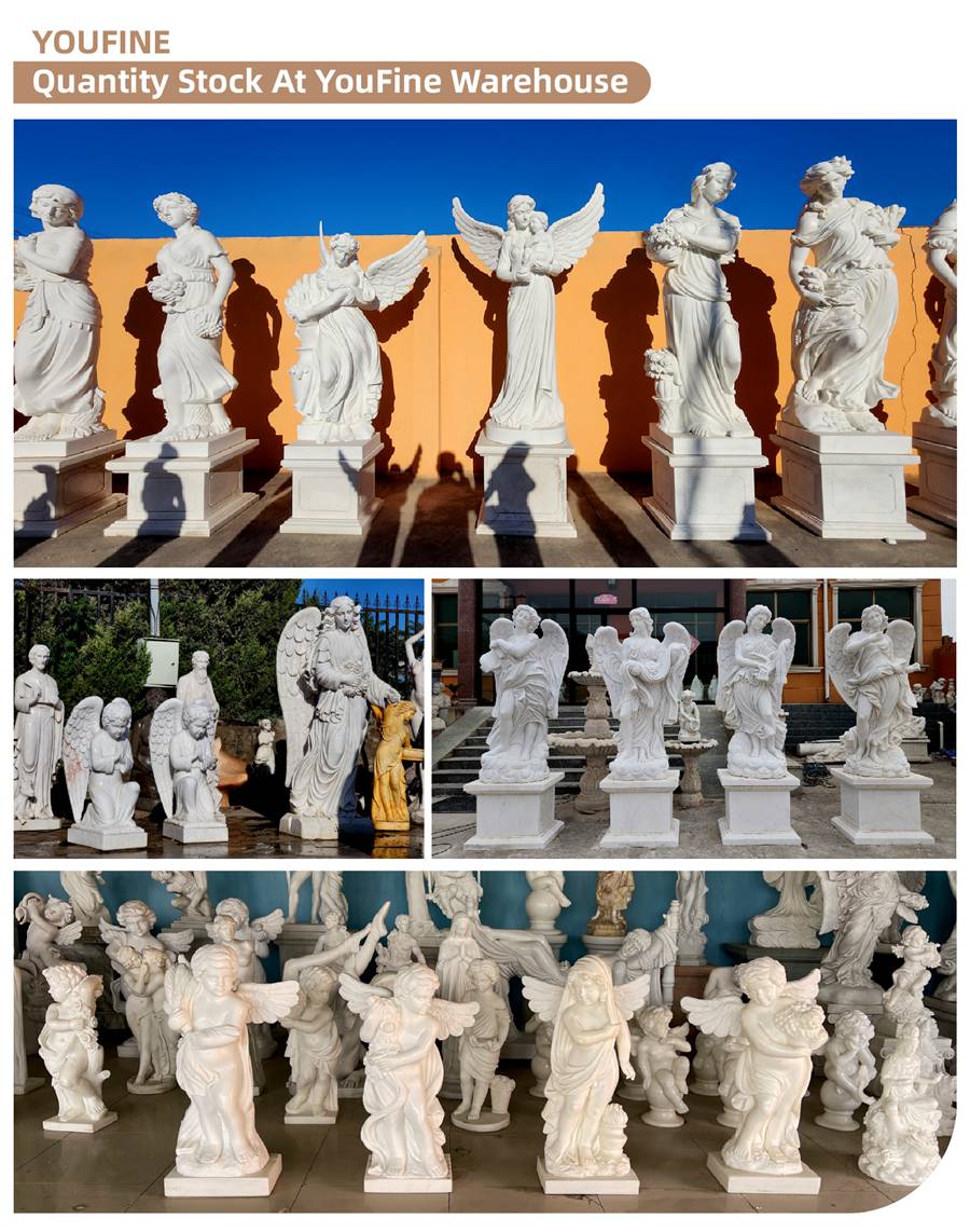 marble angel statue in stock