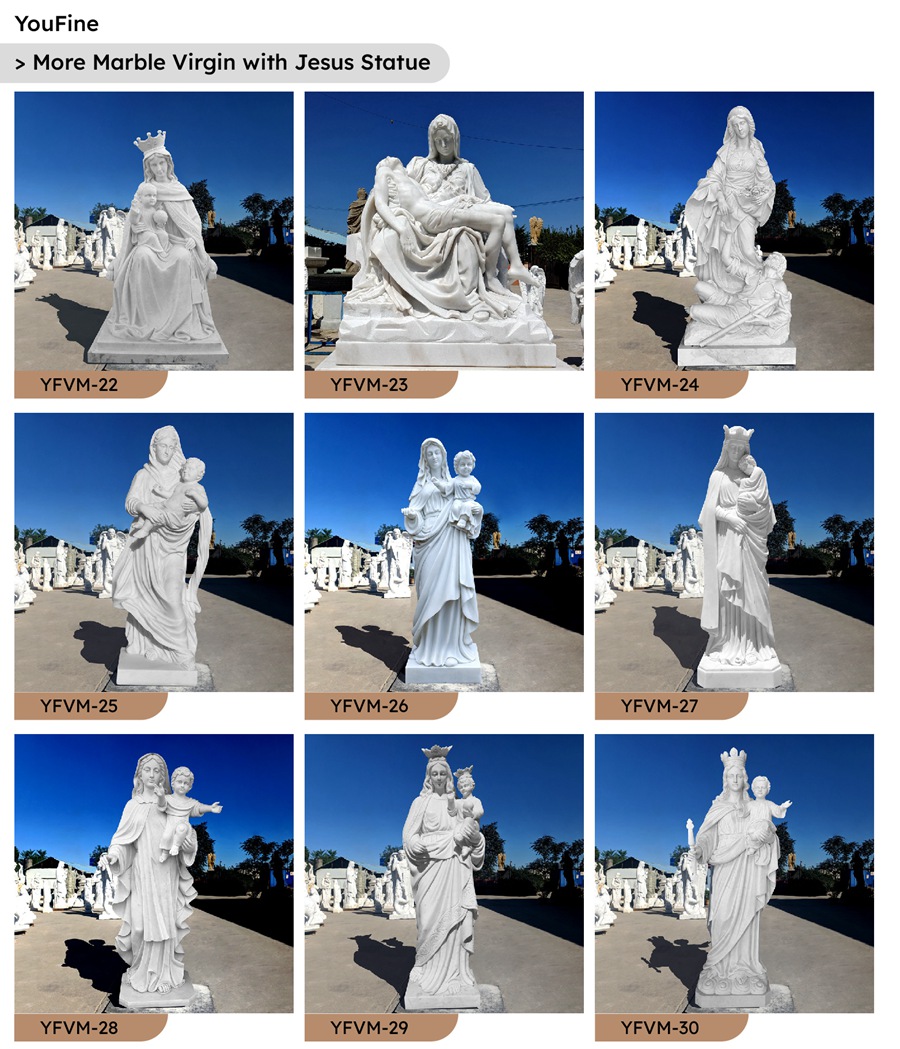 marble virgin mary statue for sale (1)