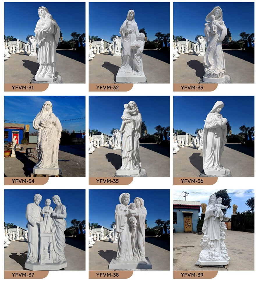 marble virgin mary statue for sale (2)